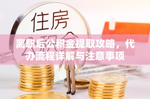 楠梓离职后公积金提取攻略，代办流程详解与注意事项
