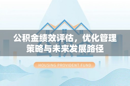 楠梓公积金绩效评估，优化管理策略与未来发展路径
