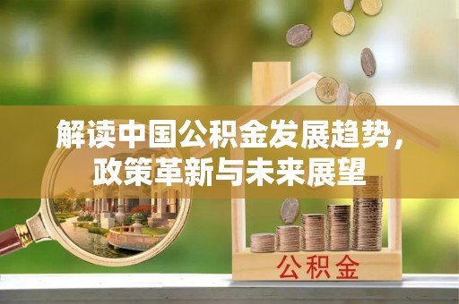 楠梓解读中国公积金发展趋势，政策革新与未来展望