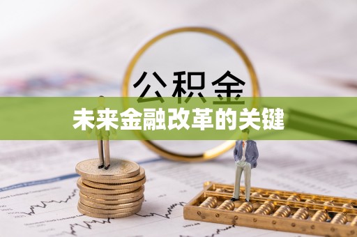 楠梓未来金融改革的关键