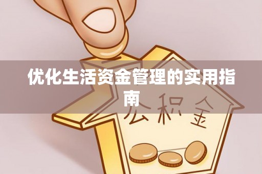 楠梓优化生活资金管理的实用指南