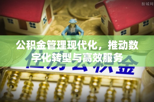 楠梓公积金管理现代化，推动数字化转型与高效服务