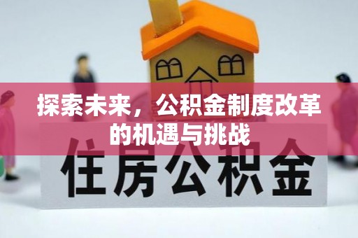 楠梓探索未来，公积金制度改革的机遇与挑战