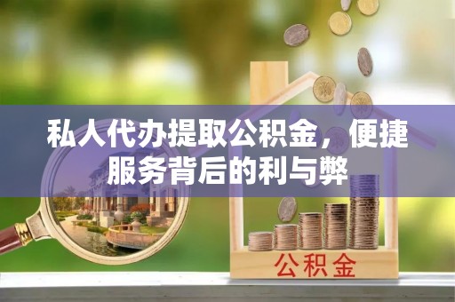 楠梓私人代办提取公积金，便捷服务背后的利与弊