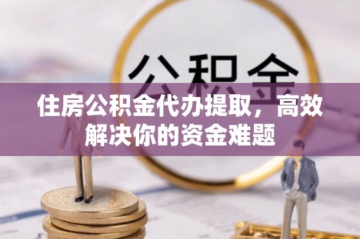 楠梓住房公积金代办提取，高效解决你的资金难题